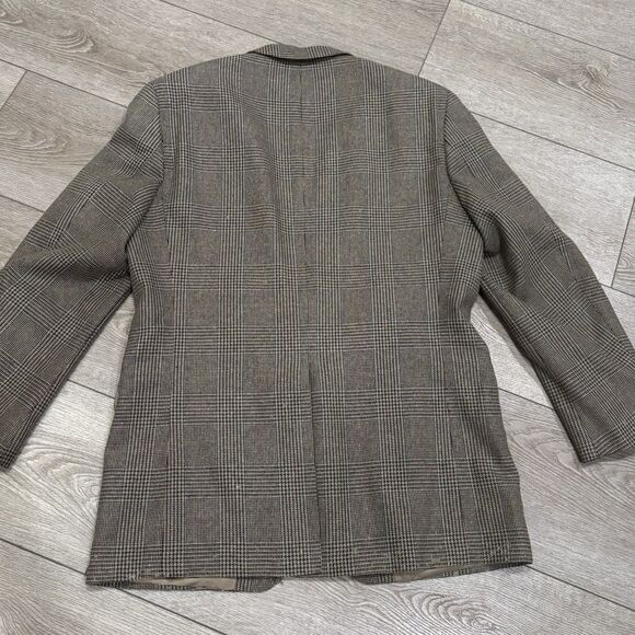 Vintage Chaps Ralph Lauren Tweed Wool Blazer 42T Sport Coat - Picture 9 of 13
